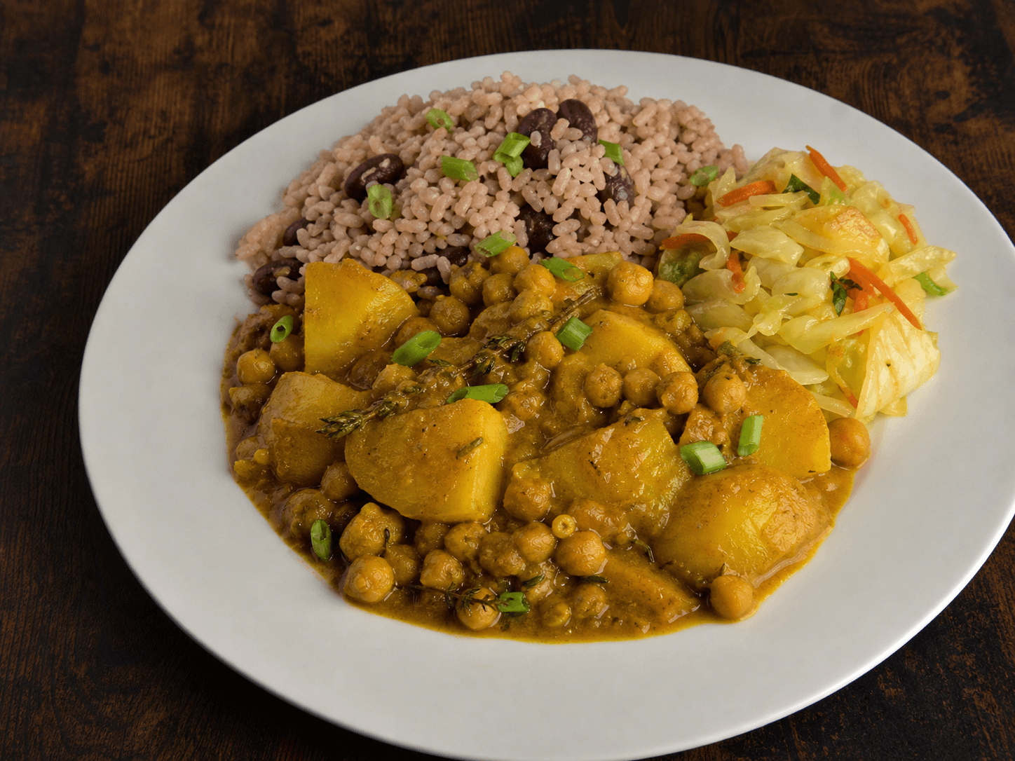 Curry Chickpea Plate