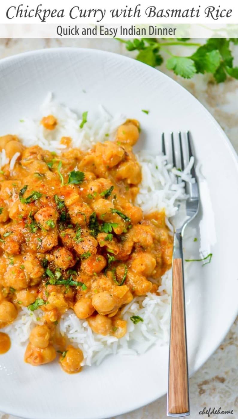 Curry Chickpea Plate